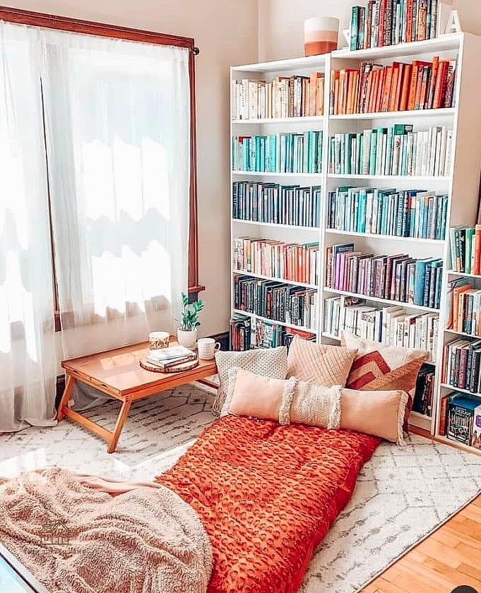 25 Creative Apartment Bedroom Decor Ideas On A Budget That Will Inspire You 12 A Cozy Reading Nook by the Window