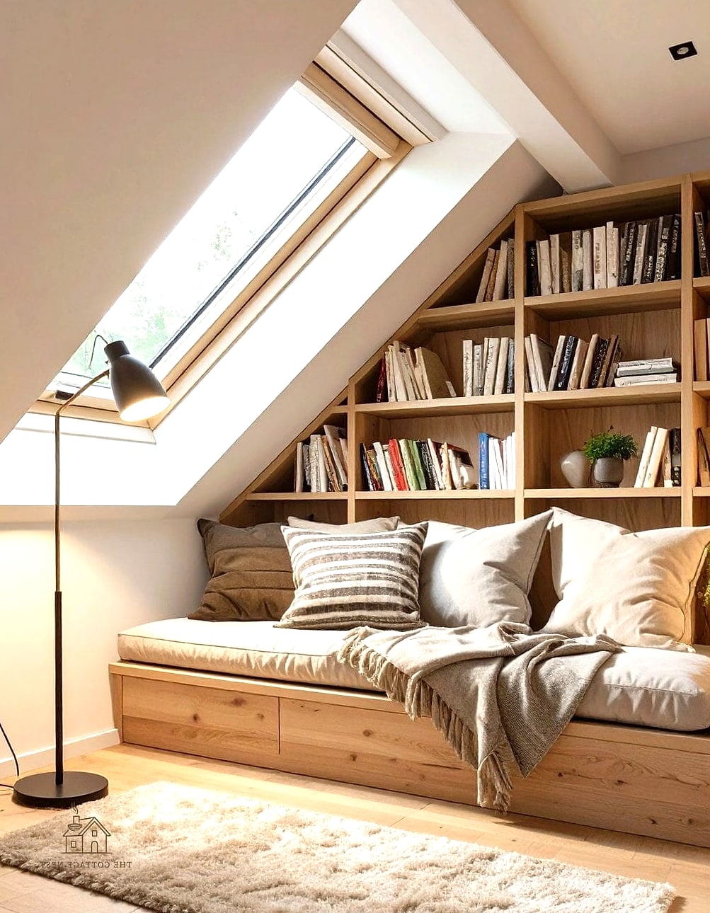 23 Clever Attic Bedroom Ideas for Every Style 6 Create a Reading Nook in the Dormer