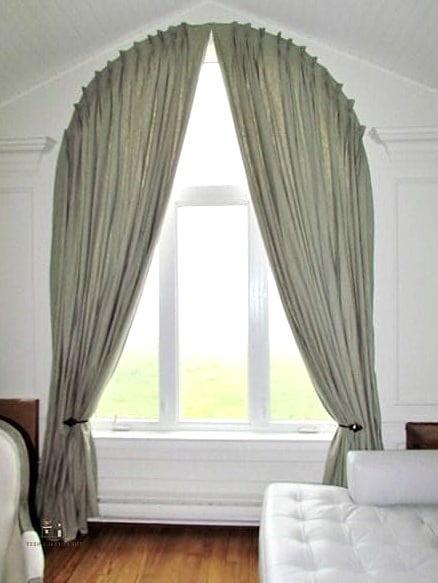 40 Clever Bedroom Curtain Ideas for Every Style 25 Curtains for an Arched Window