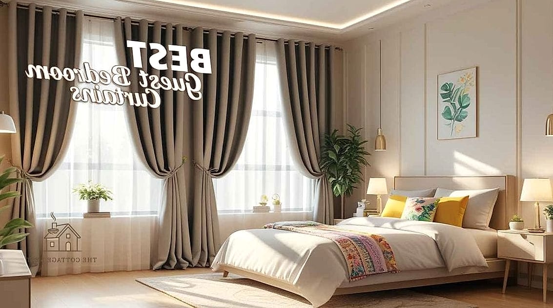 40 Clever Bedroom Curtain Ideas for Every Style 43 Curtains for a Guest Bedroom on a Budget