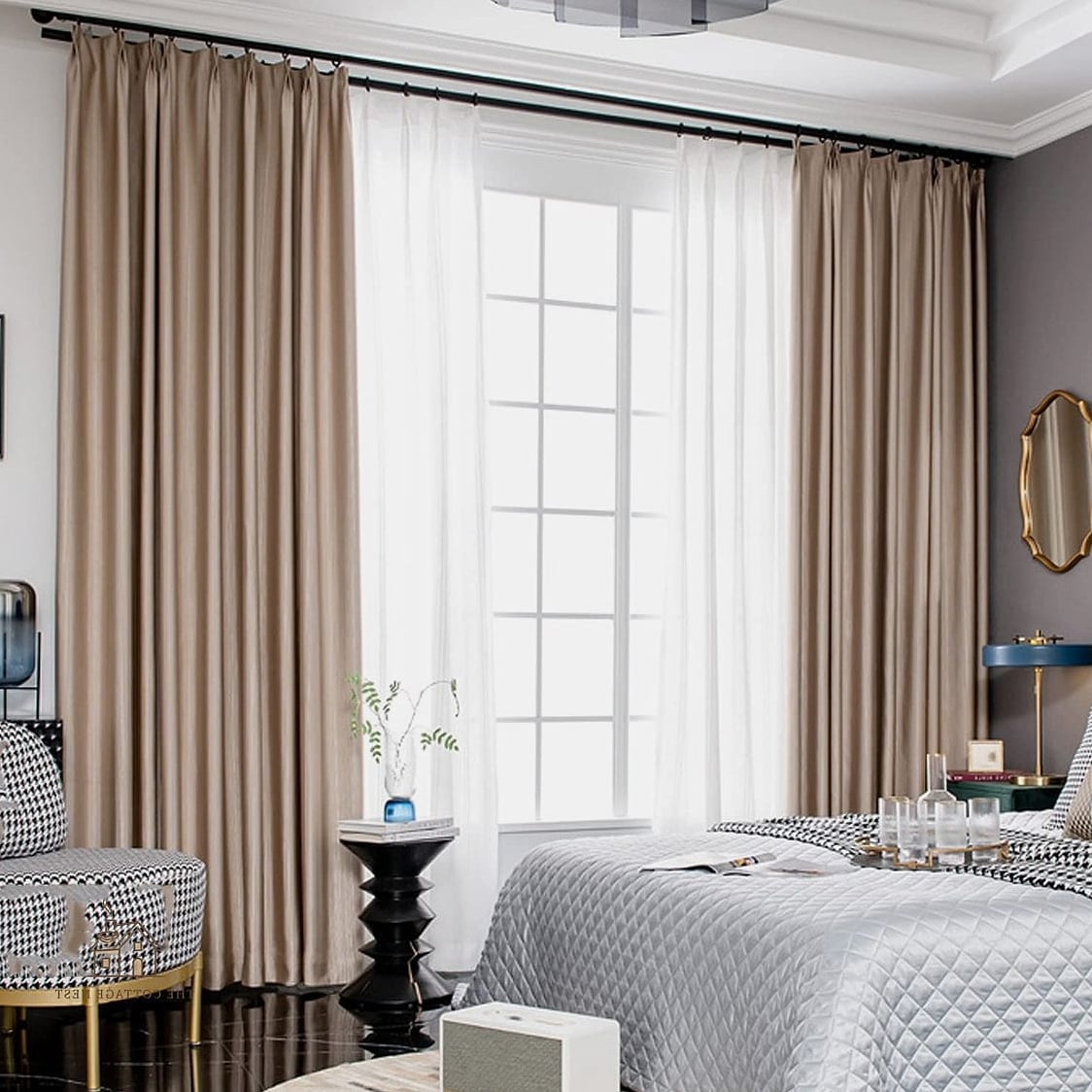 40 Clever Bedroom Curtain Ideas for Every Style 20 Curtains That Frame a Reading Nook