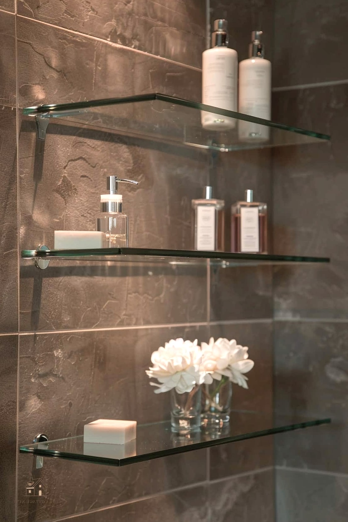 Custom Shower Shelving System