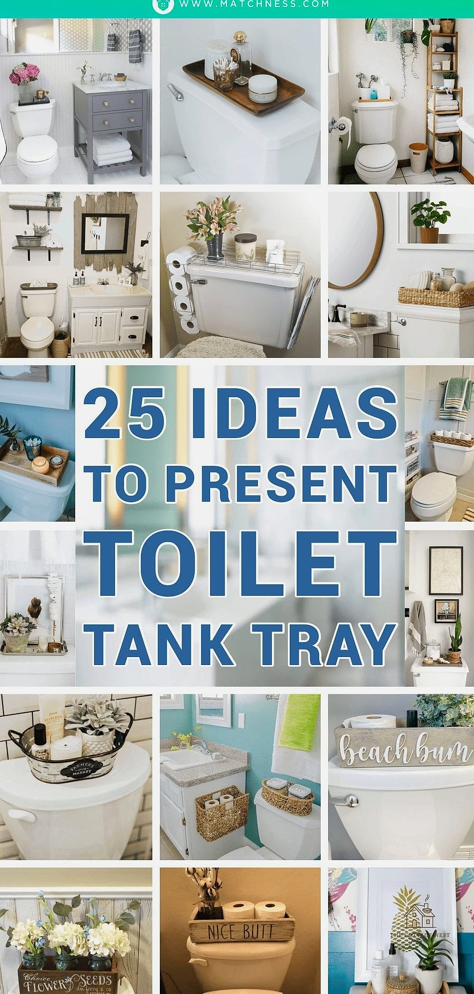 15 Stunning Toilet Tank Decor Ideas You'll Absolutely Love 10 Decorative Jar for Cotton Balls or Bath Salts