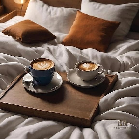 24 Clever Cozy Bedroom Ideas for Every Style 12 A Dedicated Coffee or Tea Station
