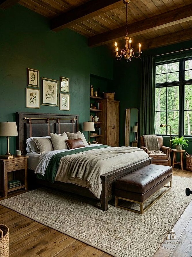 Deep Forest Green for Drama Without the Risk