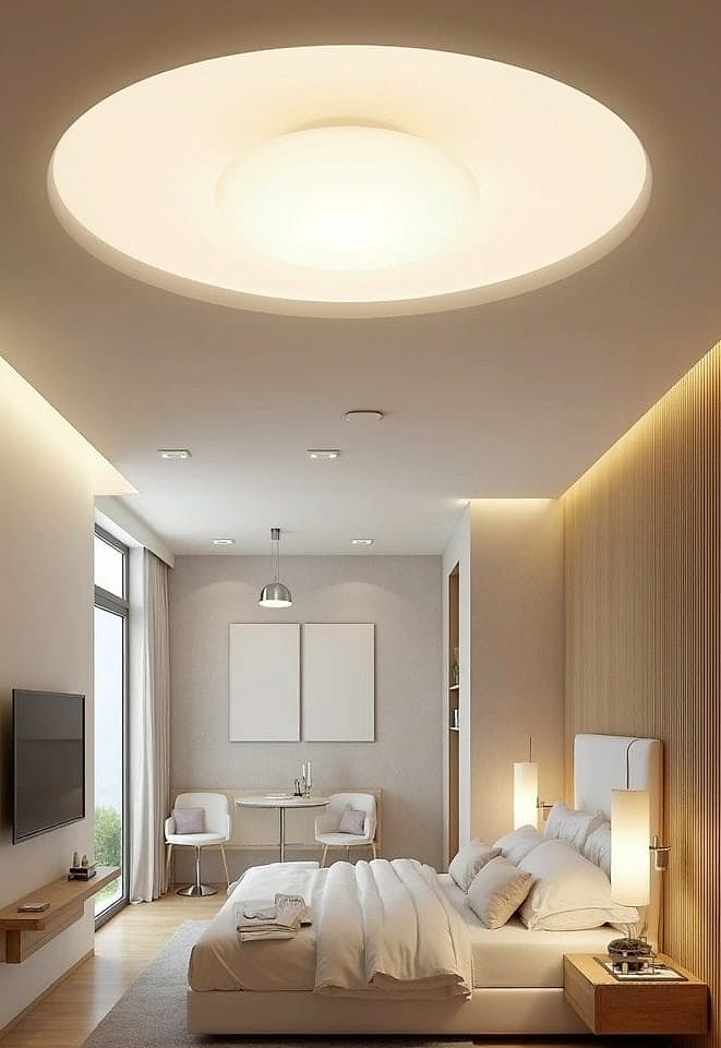 40 Dreamy Bedroom Lighting Ideas to Try This Season 26 Dimmable LED Ceiling Fan with Light Kit