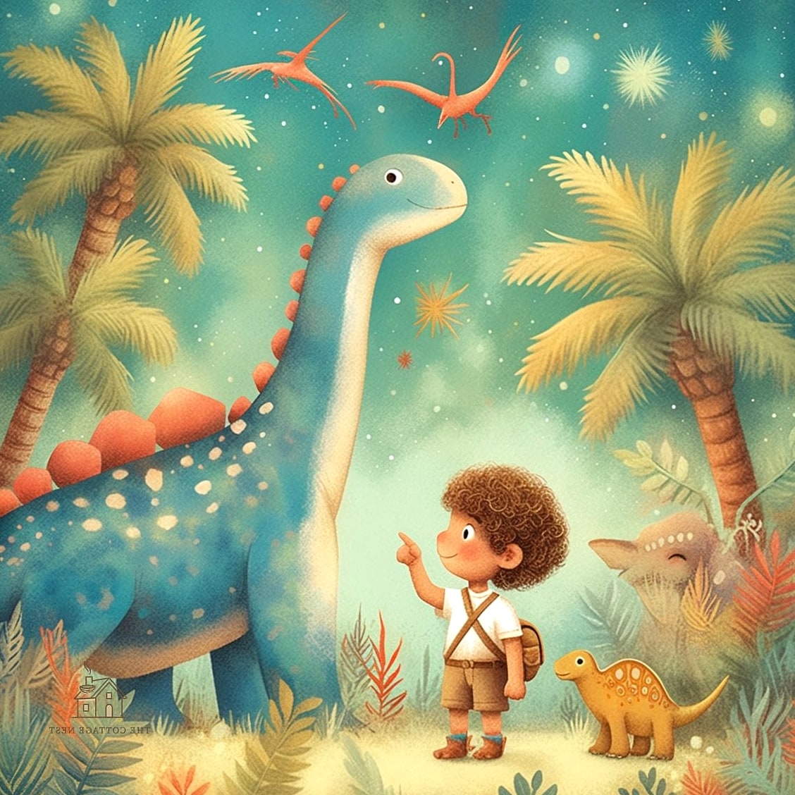 21 Chic Small Boys Bedroom Ideas for a Beautiful Home 18 Dinosaur or Prehistoric Wall Mural
