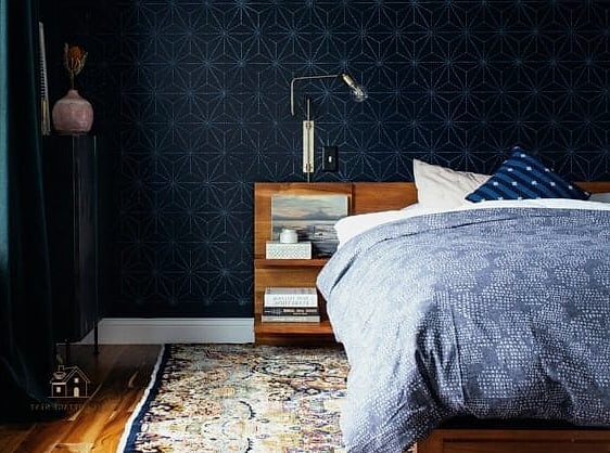 DIY Stenciled Accent Wall