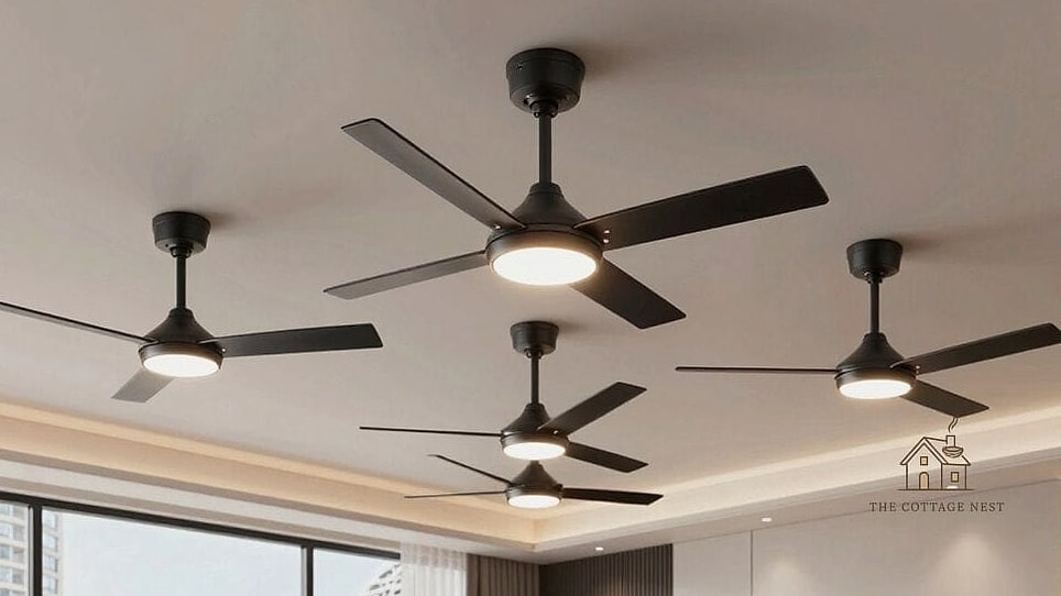 25 Clever Down Ceiling Design Bedrooms Ideas for Every Style 14 Down Ceiling with Integrated Ceiling Fan