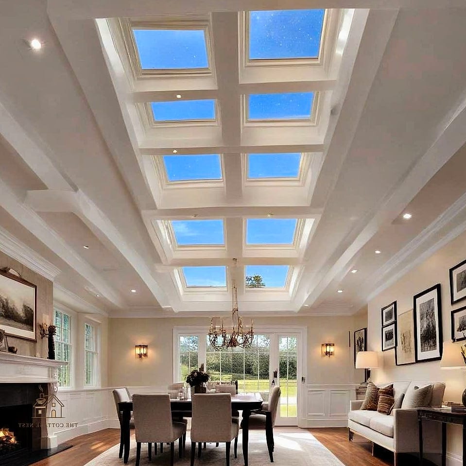 25 Clever Down Ceiling Design Bedrooms Ideas for Every Style 17 Down Ceiling with Skylight Integration