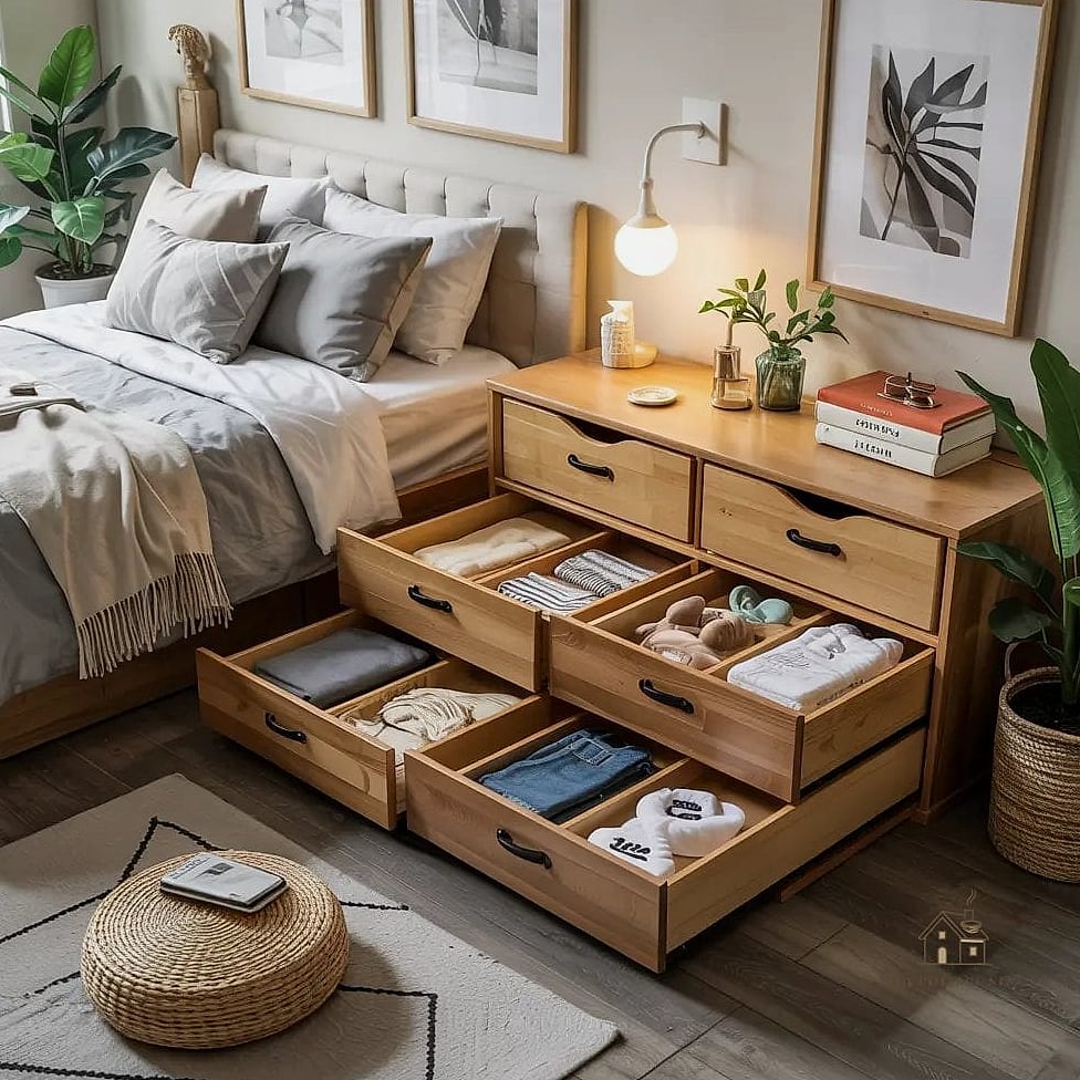 24 Clever Small Bedroom Storage Ideas for Every Style 11 Drawer Dividers and Organizers