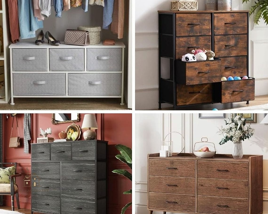 35 Chic Bedroom Storage Ideas for a Beautiful Home 17 A Dresser Doubling as a TV Stand