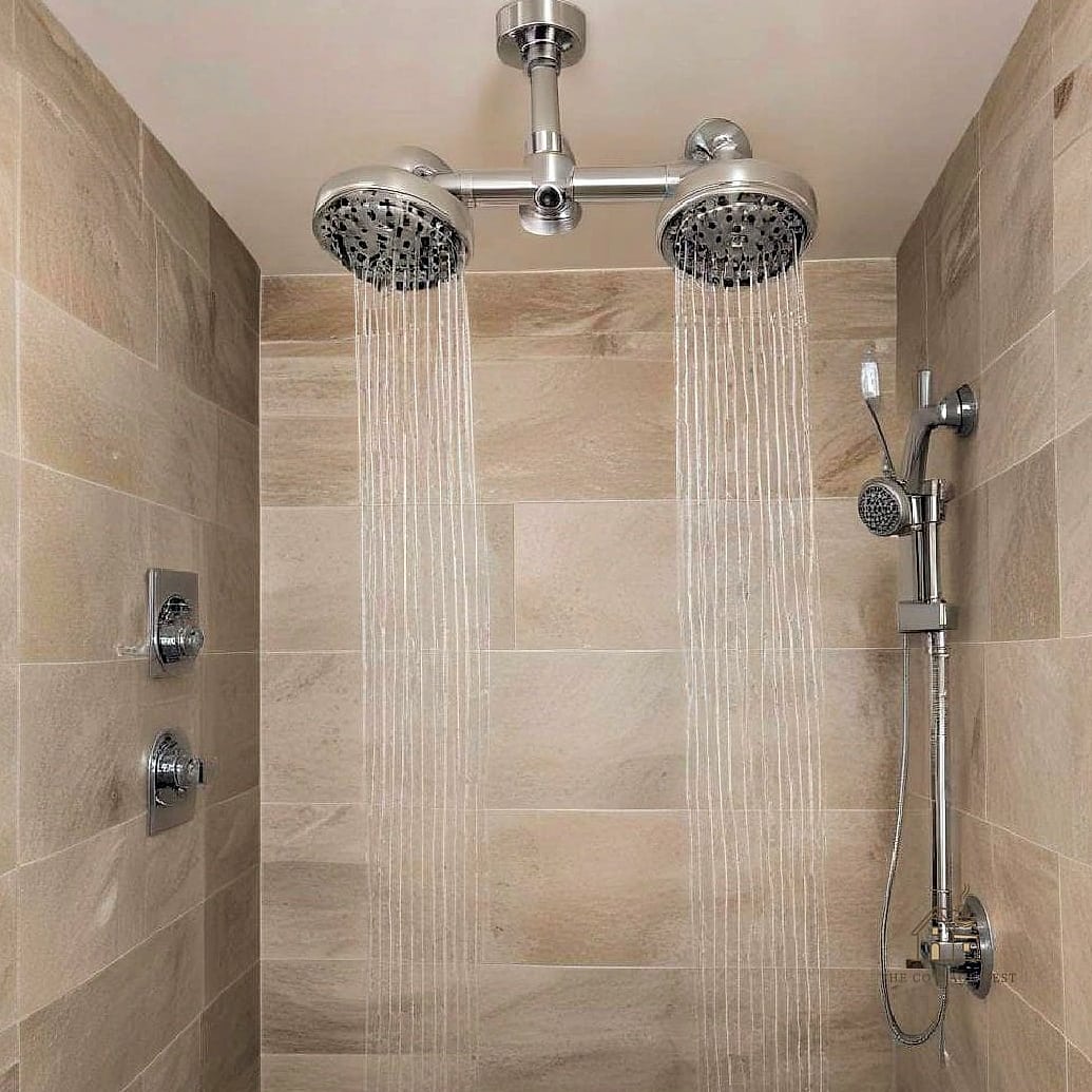 Dual Shower Heads for Couples