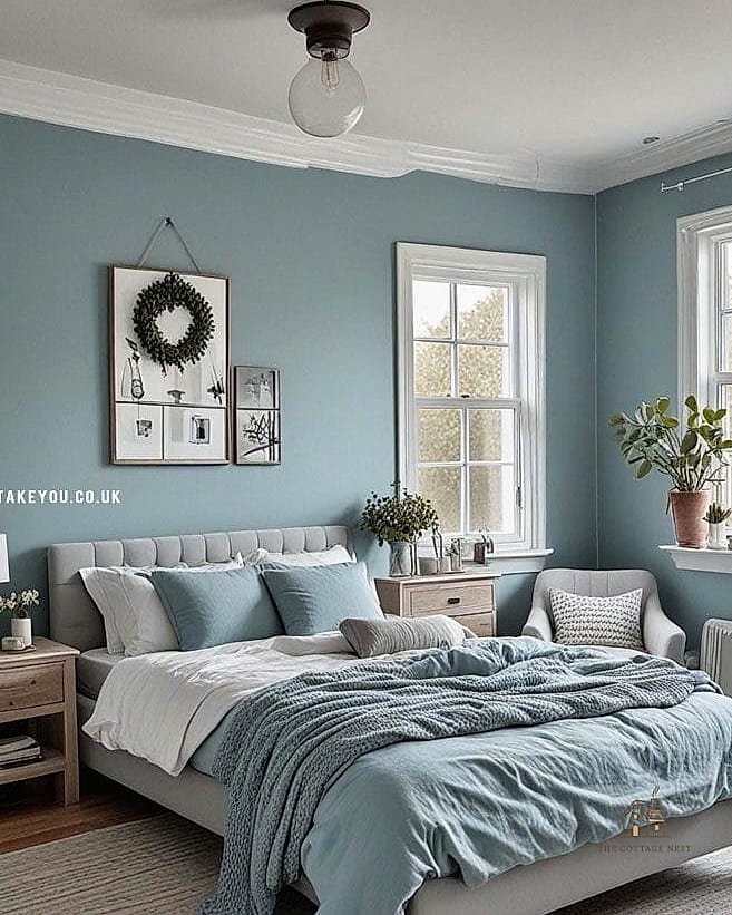 Dusty Blue and Warm Gray