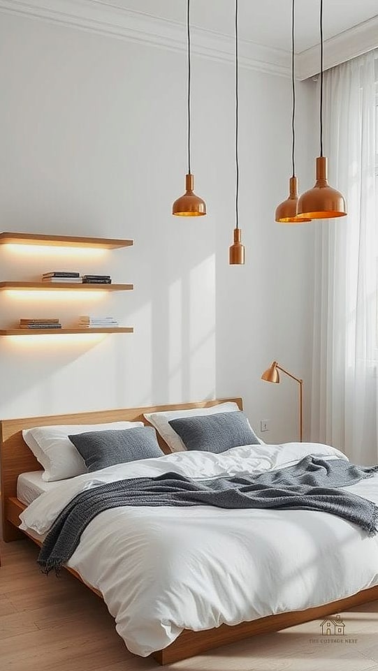 15 Brilliant Stockholm Style Bedroom to Copy Right Now 9 Exposed Ceiling Beams or Simple Molding