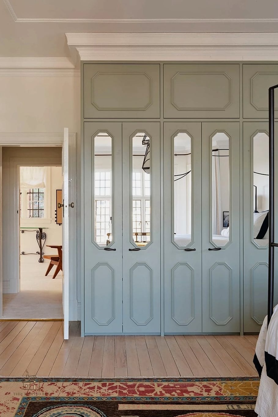 Exposed Closet With Curated Styling