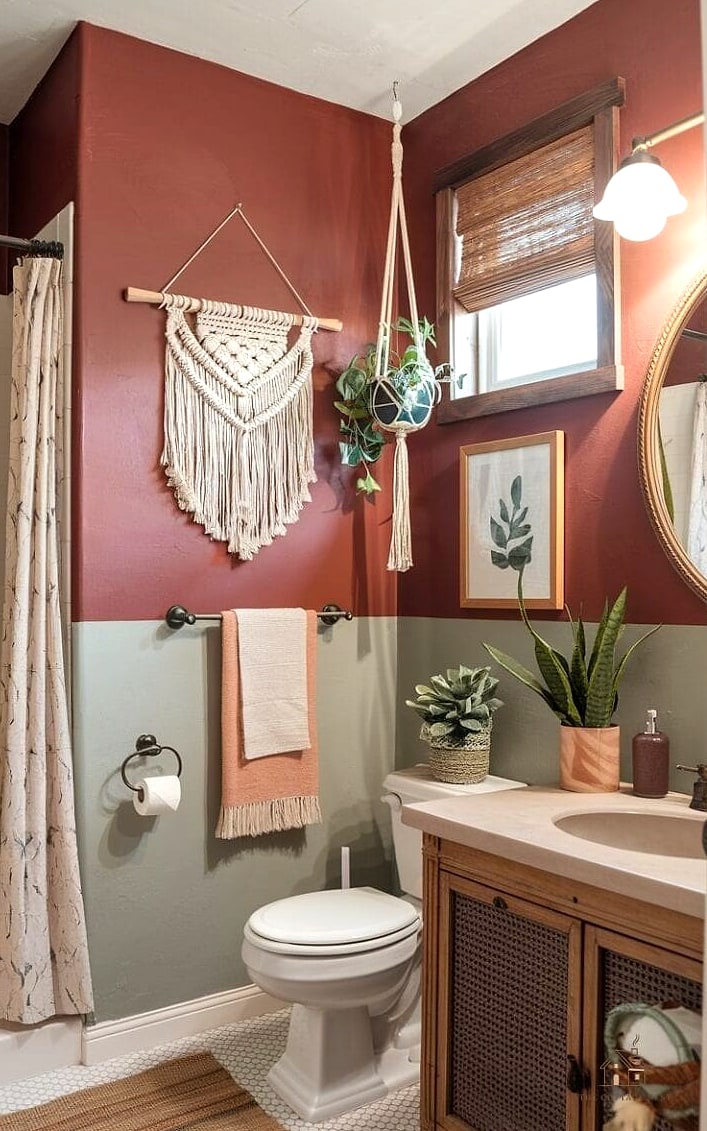 23 Stunning Boho Shower Curtain You'll Absolutely Love 20 Faded Vintage Rug Print
