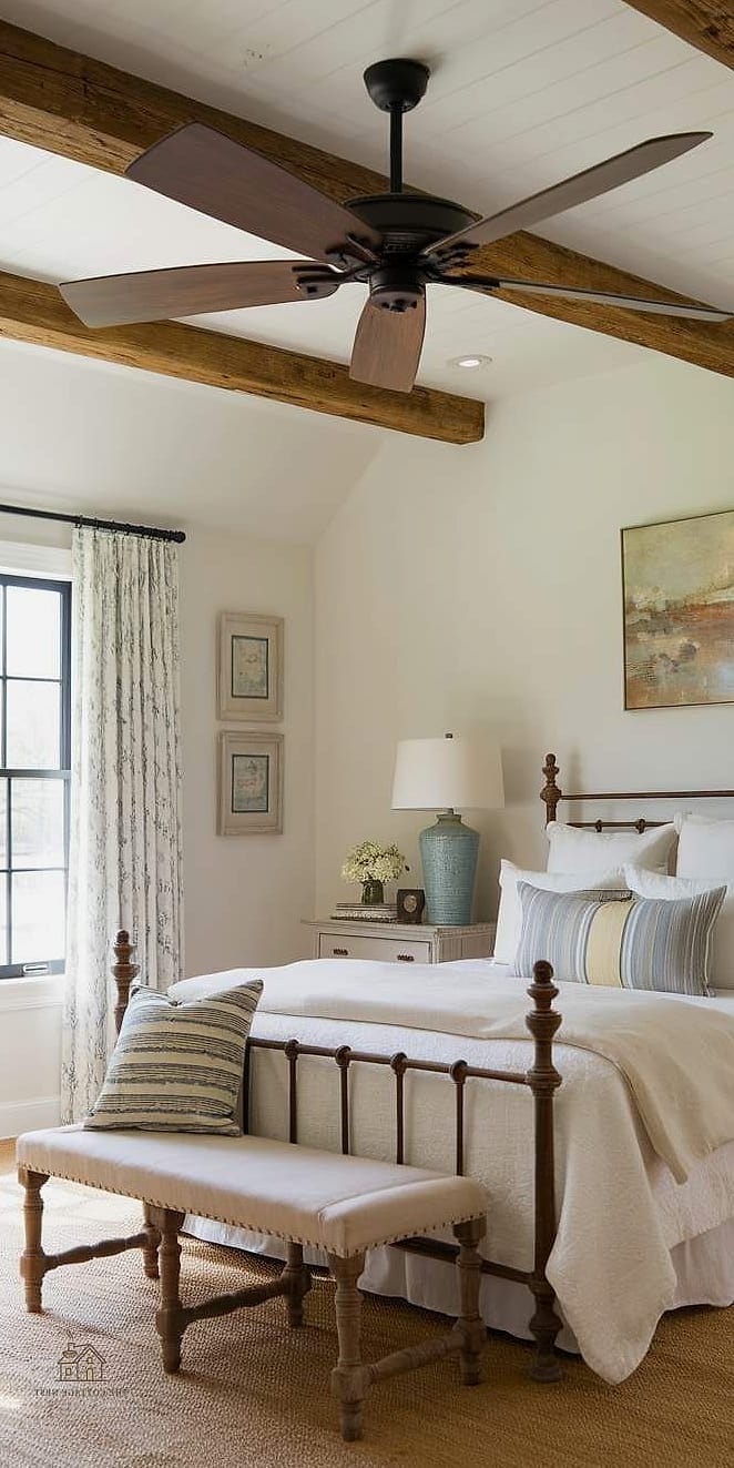 Farmhouse Ceiling Fan with Lighting