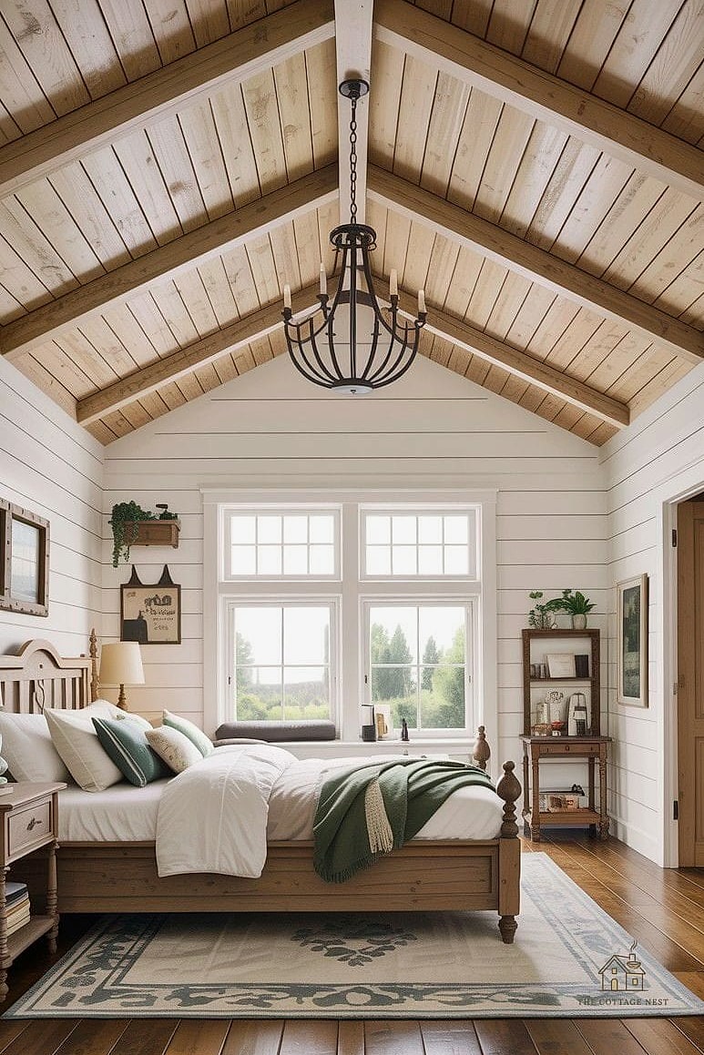 Farmhouse Style Ceiling Beadboard