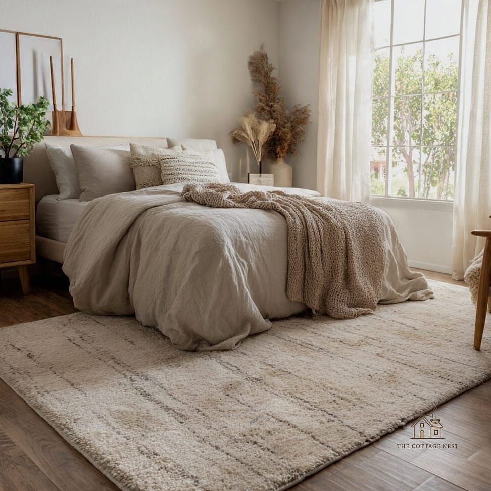 Farmhouse Style Area Rug Layering