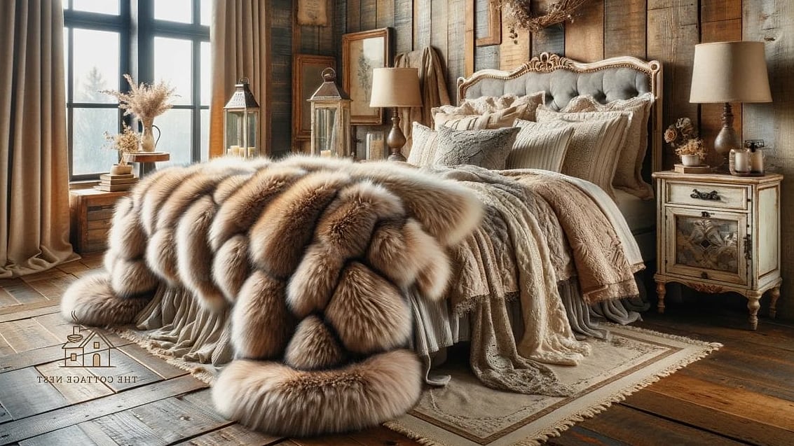35 Brilliant Mens Bedroom Ideas to Copy Right Now 30 Faux Fur or Wool Throw Blanket
