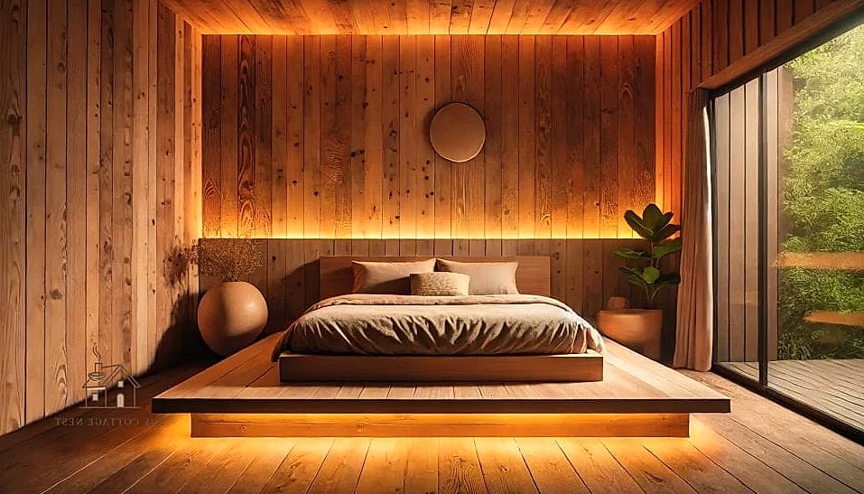 45 Creative Bedroom Wall Decor Ideas That Will Inspire You 7 Floating Wood Shelves for Display