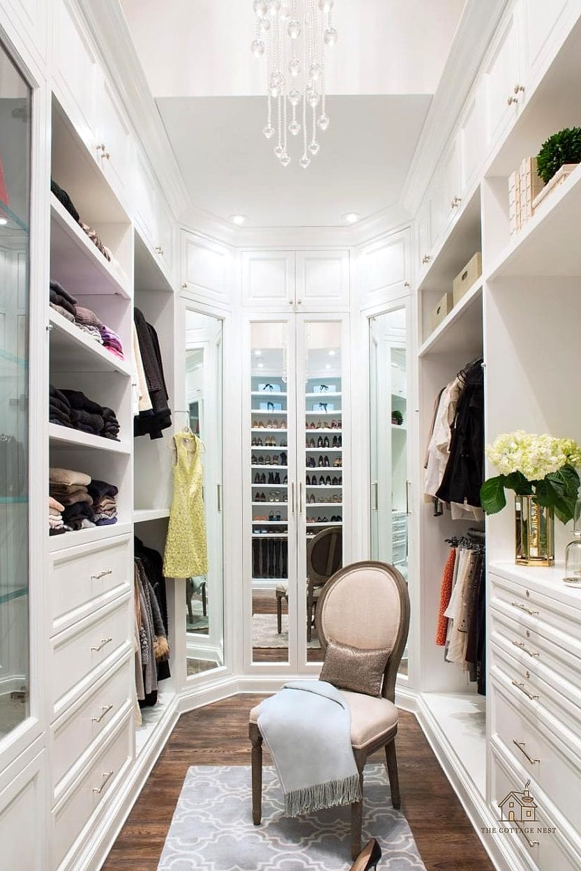 22 Dreamy Wall Closet Ideas Bedroom to Try This Season 4 Floor-to-Ceiling Wood Paneled Closet