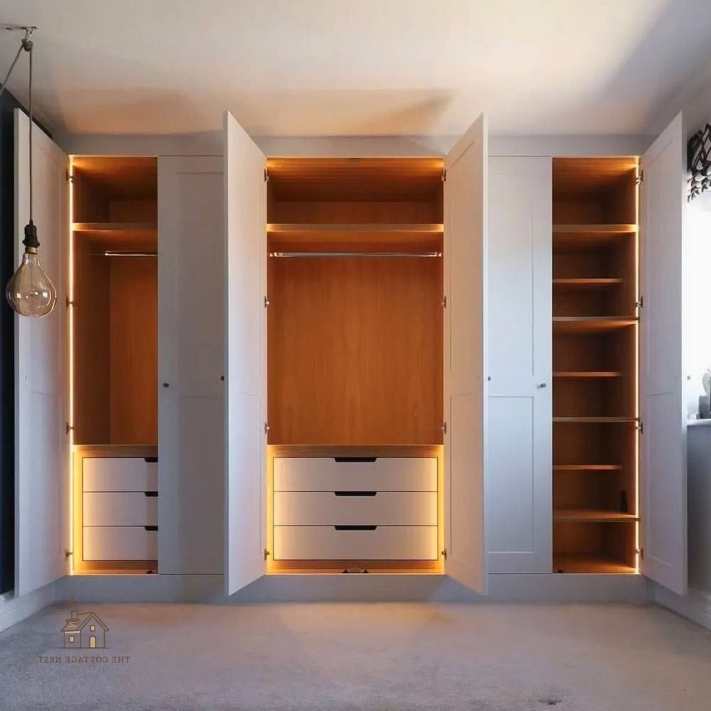 23 Clever Built In Wardrobe Around Bed for Every Style 4 Floor-to-Ceiling Wardrobes with Hidden Doors