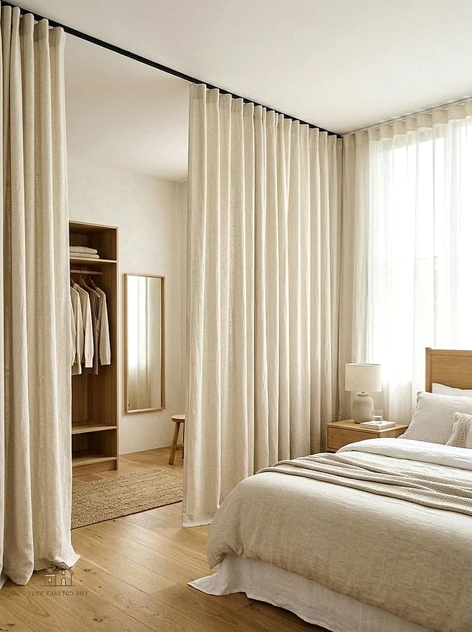 40 Clever Bedroom Curtain Ideas for Every Style 4 Floor-to-Ceiling Drapery