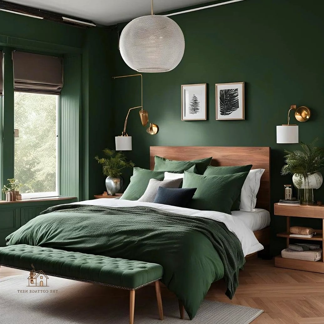 Forest Green and Gold