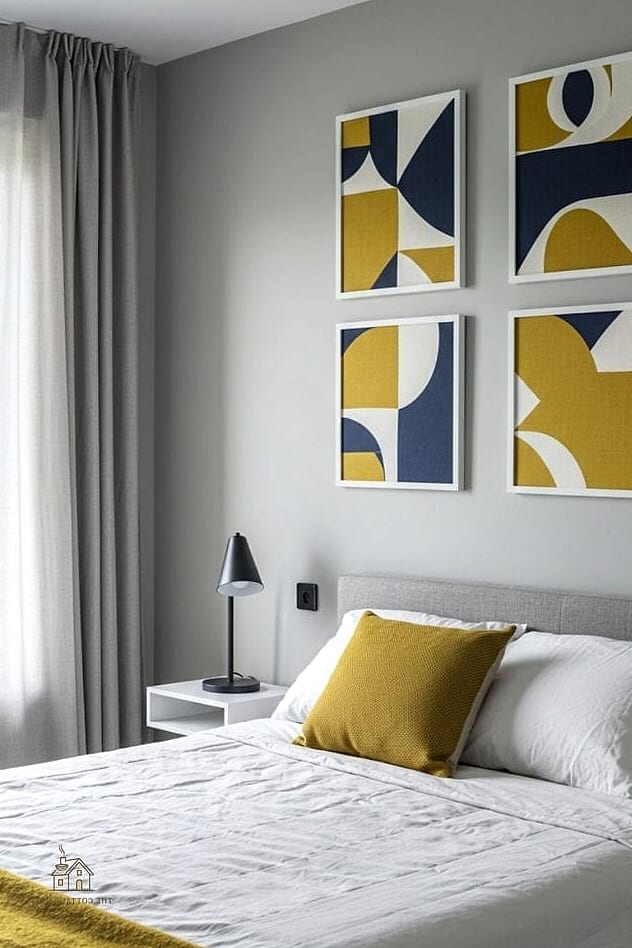 45 Creative Bedroom Wall Decor Ideas That Will Inspire You 12 Framed Fabric or Textile Art