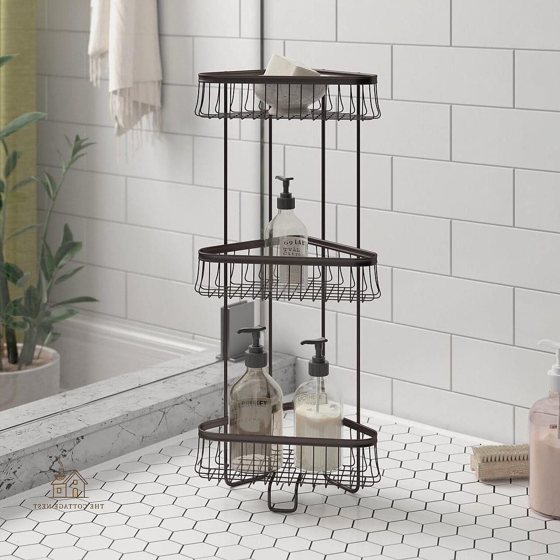 Freestanding Shower Caddy for Tubs