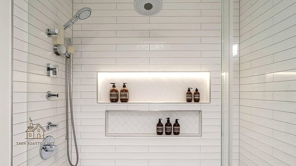 27 Dreamy Shower Niche Ideas to Try This Season 19 Full-Height Niche