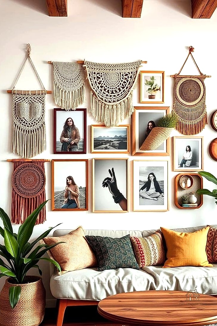 35 Chic Bedroom Storage Ideas for a Beautiful Home 34 A Gallery Wall of Floating Cube Shelves