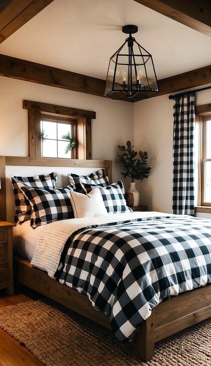 Gingham or Buffalo Check Accents