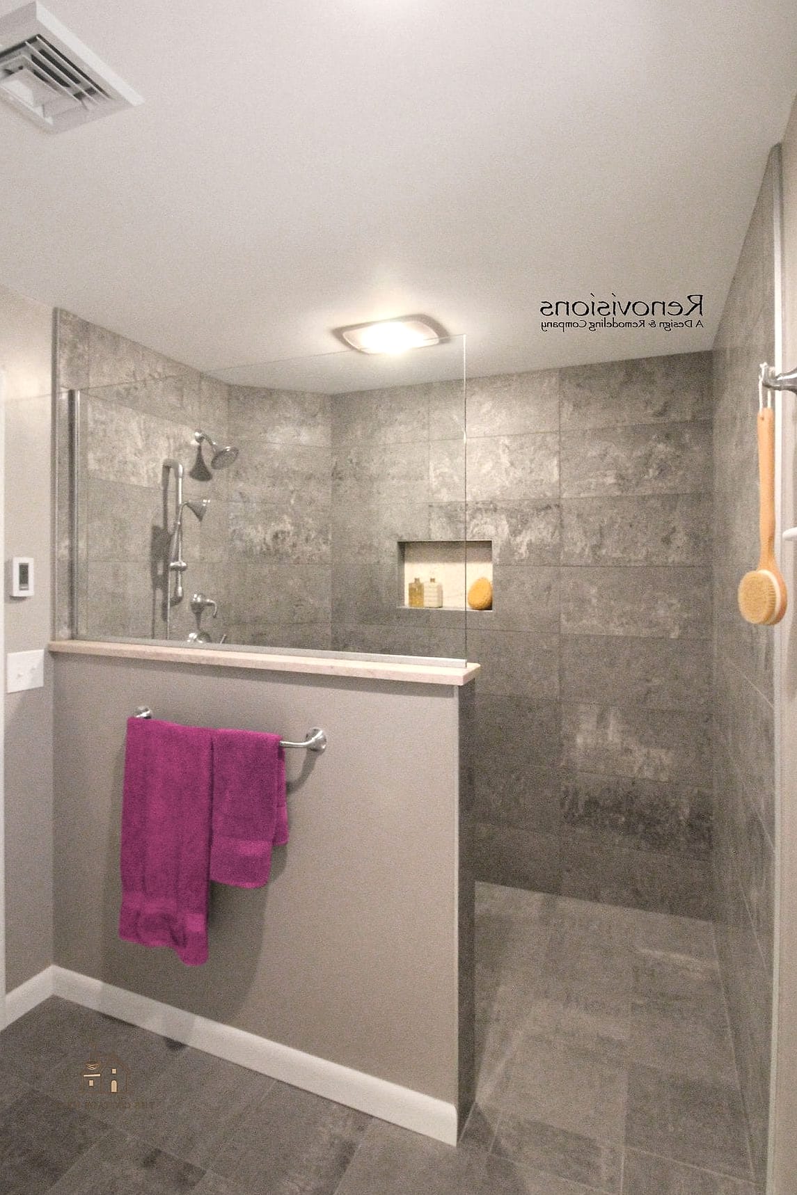 30 Amazing Small Walk In Shower Ideas No Doors on a Budget 3 Half Wall Shower Divider