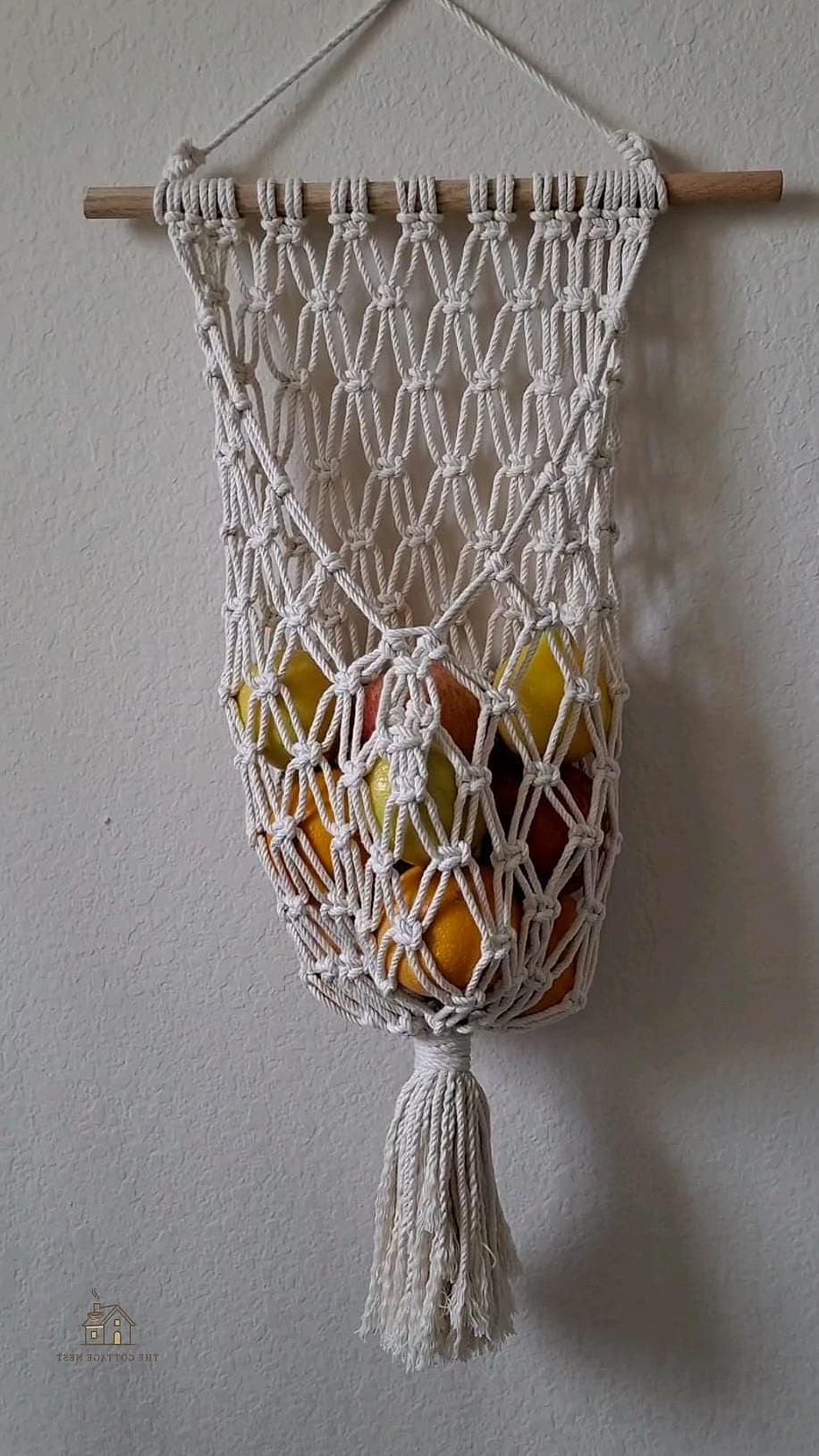 35 Chic Back Of Toilet Decor Ideas for a Beautiful Home 15 Hanging Macrame Shelf