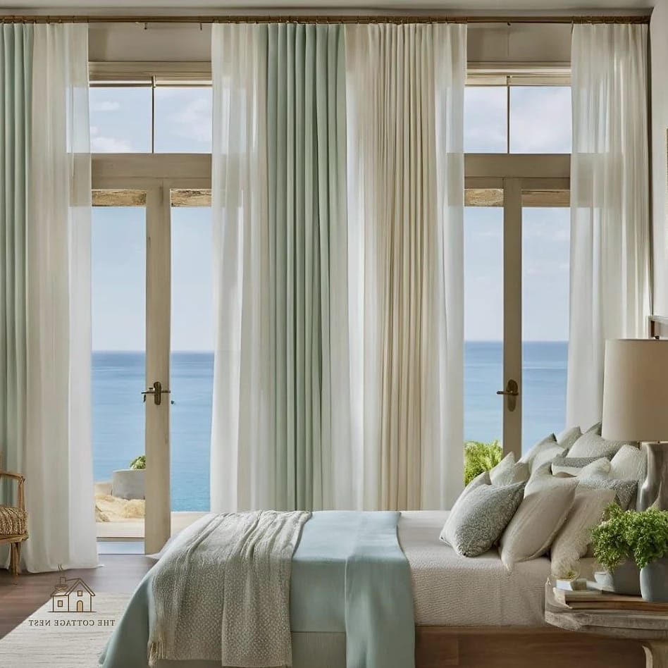 Hang Sheer White Curtains