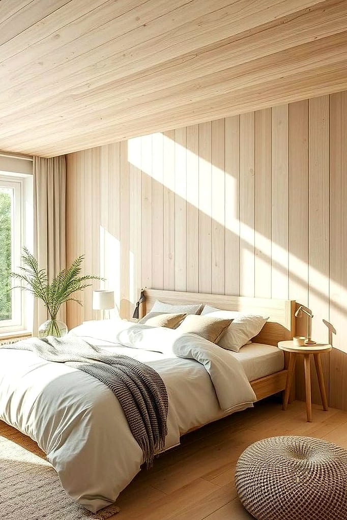 20 Dreamy Scandinavian Bedroom Ideas to Try This Season 6 Hang Simple Linen Curtains