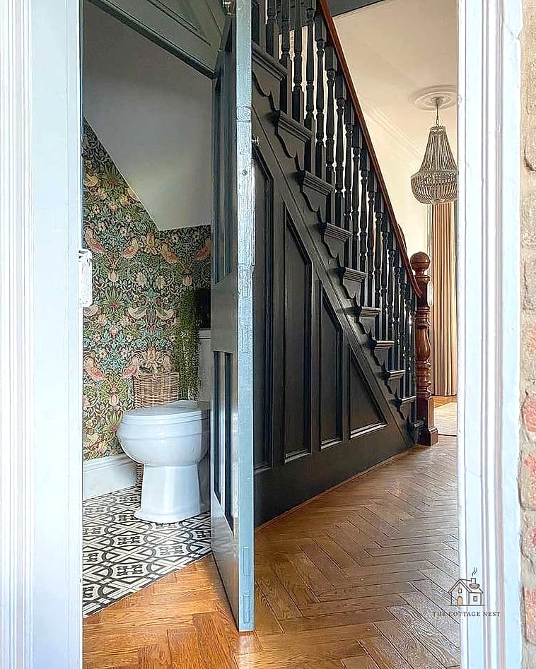Herringbone Tile Floor