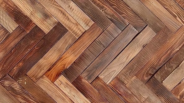 30 Clever Rustic Walk In Shower Ideas for Every Style 21 Herringbone Wood-Look Tile Pattern