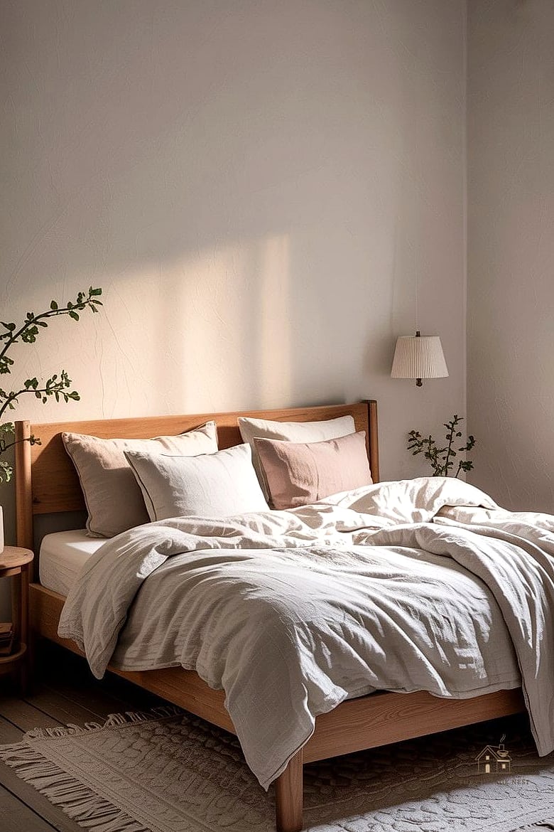 20 Dreamy Scandinavian Bedroom Ideas to Try This Season 12 Keep Bedding Simple and Textural
