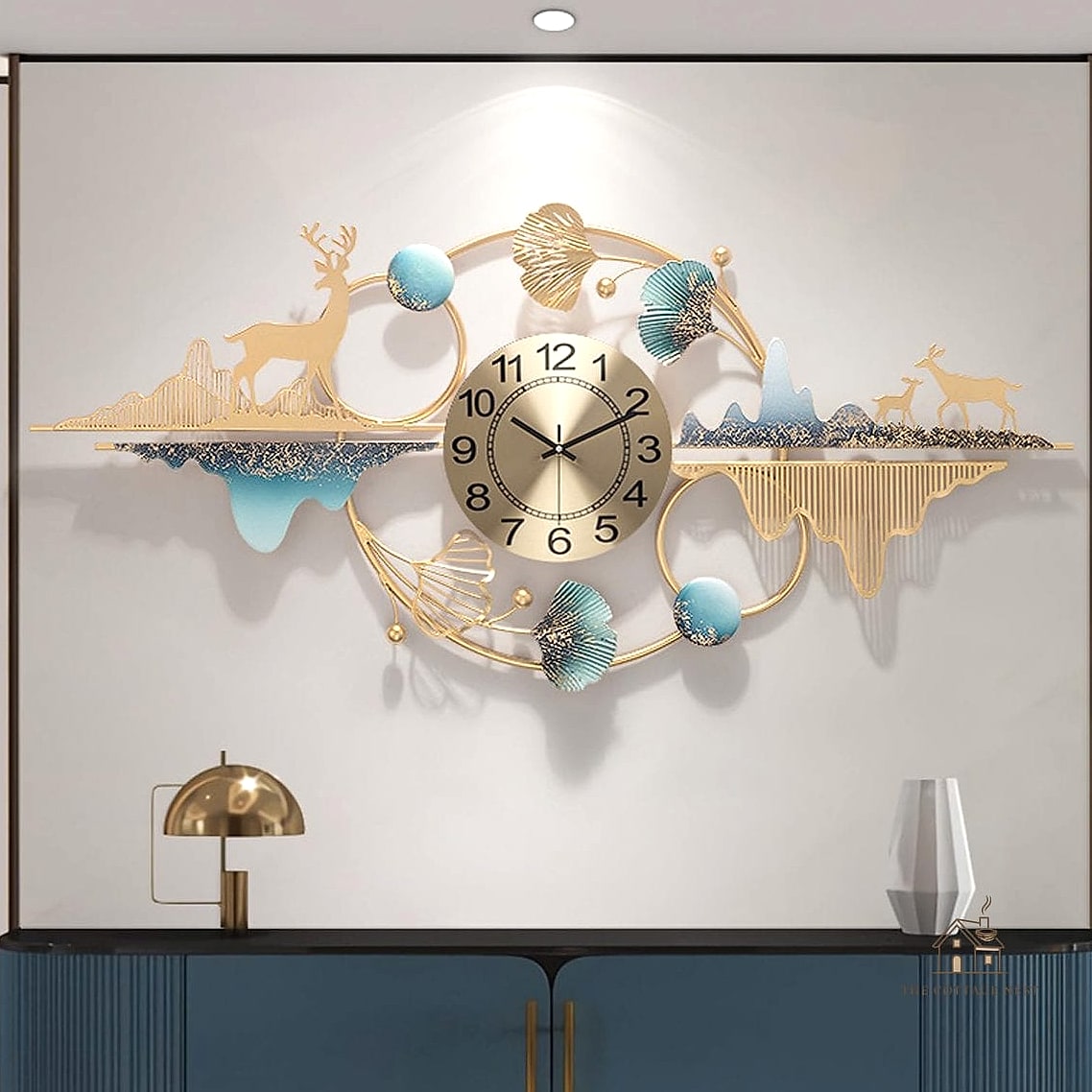 23 Creative Bedroom Wall Decor Above Bed That Will Inspire You 21 Large Clock as Focal Point