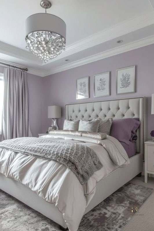 Lavender and Soft Gray