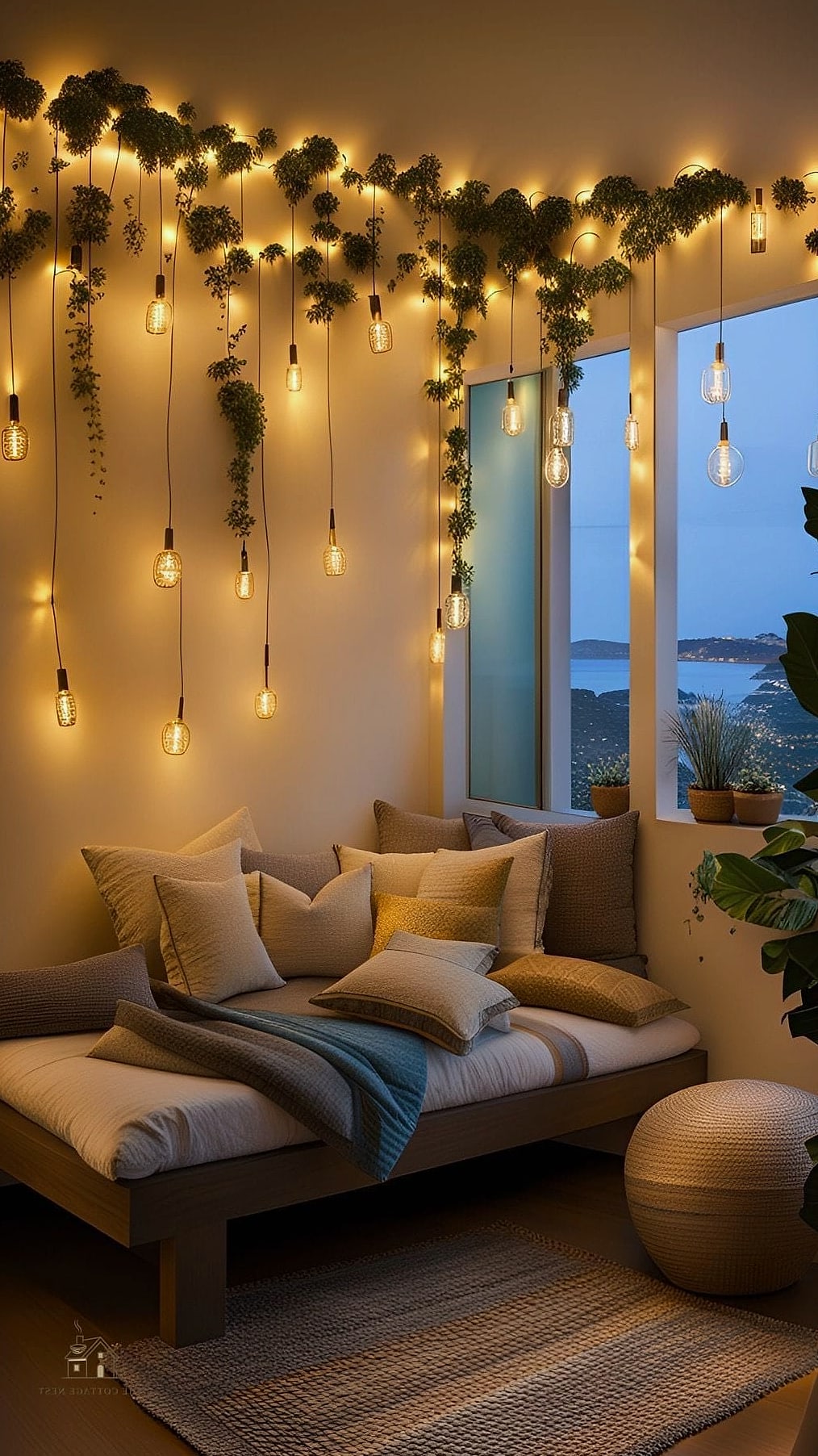 Layered Lighting with Warm Bulbs