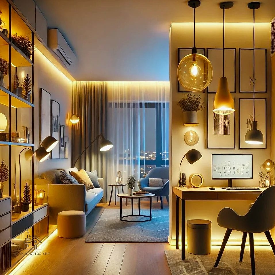 25 Creative Small Guest Bedroom Ideas That Will Inspire You 13 Layered Lighting Instead of One Overhead Fixture