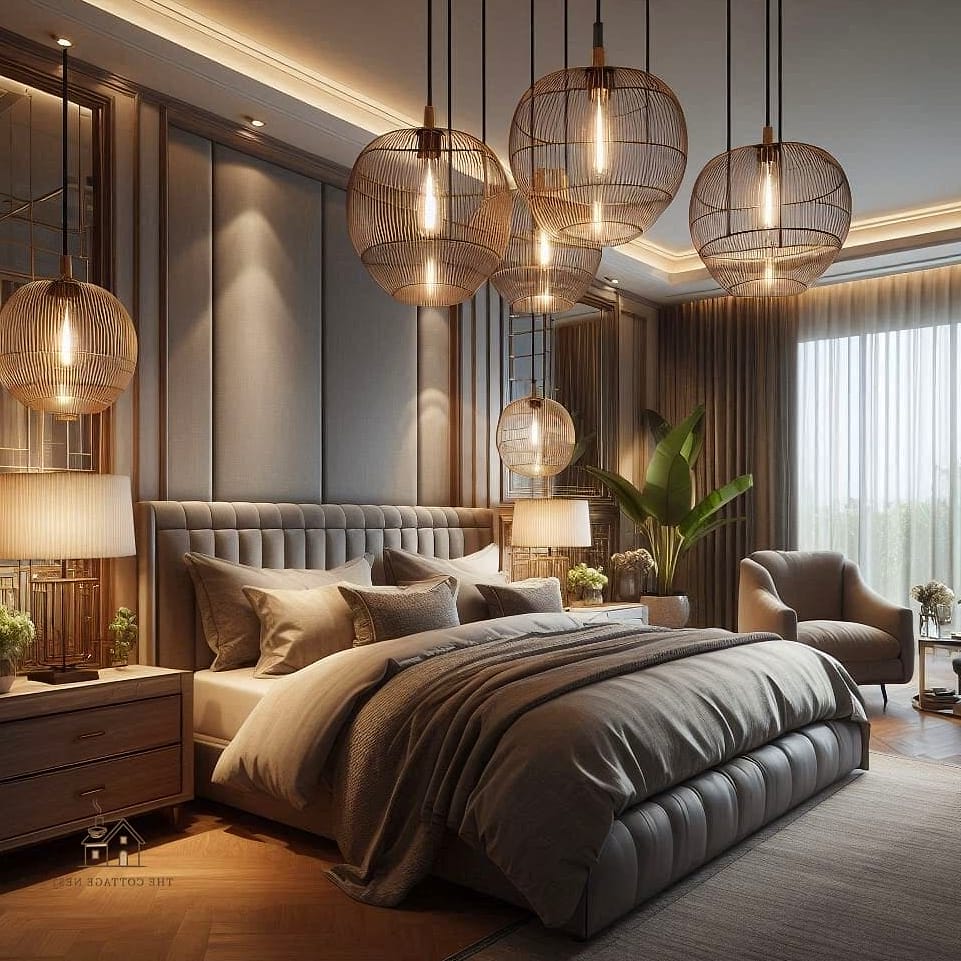 23 Beautiful Master Bedrooms Decor Ideas to Transform Your Space 5 Layered Lighting Beyond the Overhead Fixture