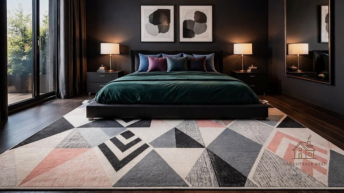 25 Creative Apartment Bedroom Decor Ideas On A Budget That Will Inspire You 6 Layered Rugs for Texture