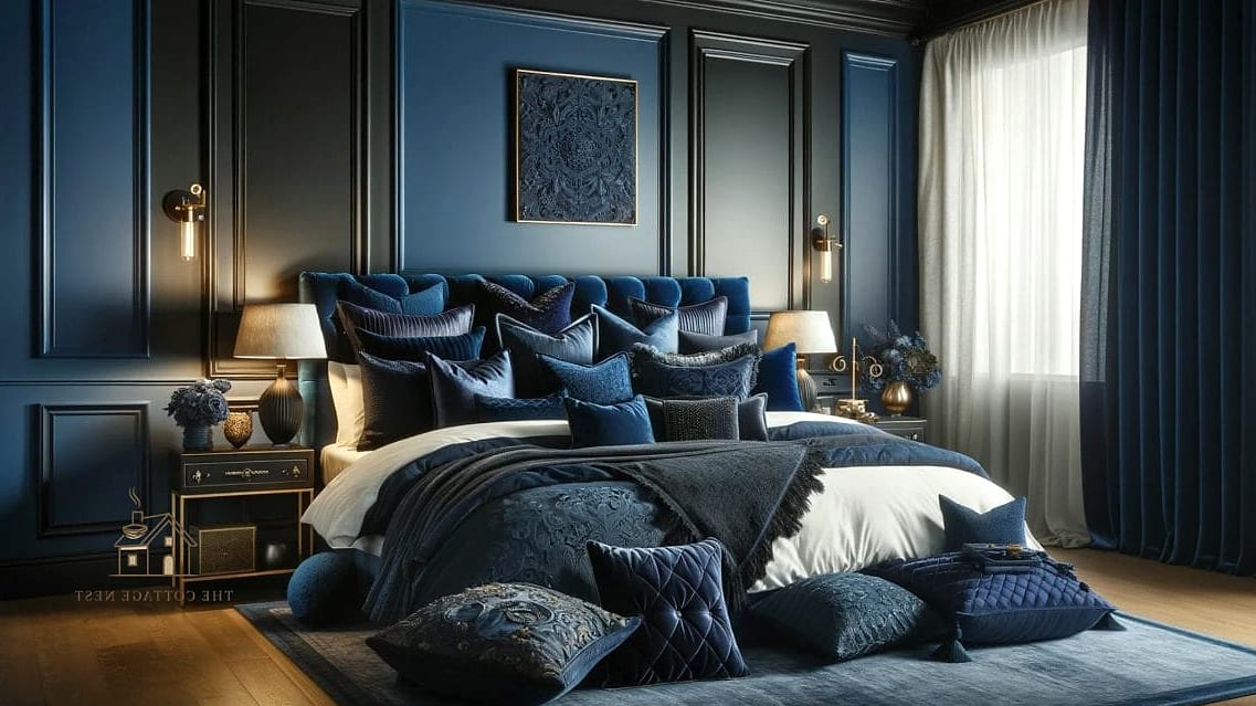Layered Throw Pillows in Mixed Patterns