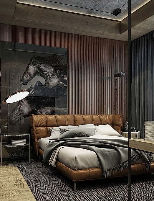Leather Headboard for Texture